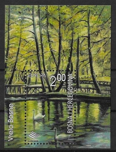 Bosnia & Herzegovina 2001 - Europa, Water Nature's Treasure Miniature Sheet MNH