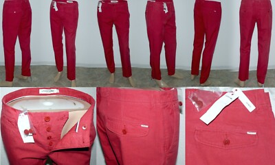 Lacoste HH 7399 CW P1D Chino Hose Slim Fit 100%Cotton Jeans W33 L32 Intense Dyed