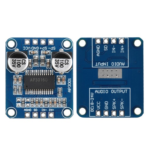 Módulo amplificador digital de alta potencia DC 8V-24V mono clase D placa amplificador de potencia - Imagen 14 de 14