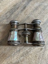 vintage mother of pearl opera glasses antique