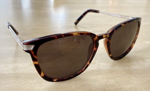 Tortoise Sunglasses Brown Lens Unisex Cole Haan 7095 55-20-140 EUC