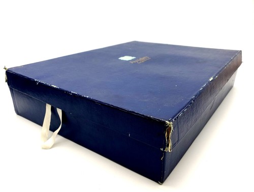 Aynsley Englisch Blau Nebel Doppel Normal Demitasse Knochen China Espresso Box Set - Bild 23 von 24