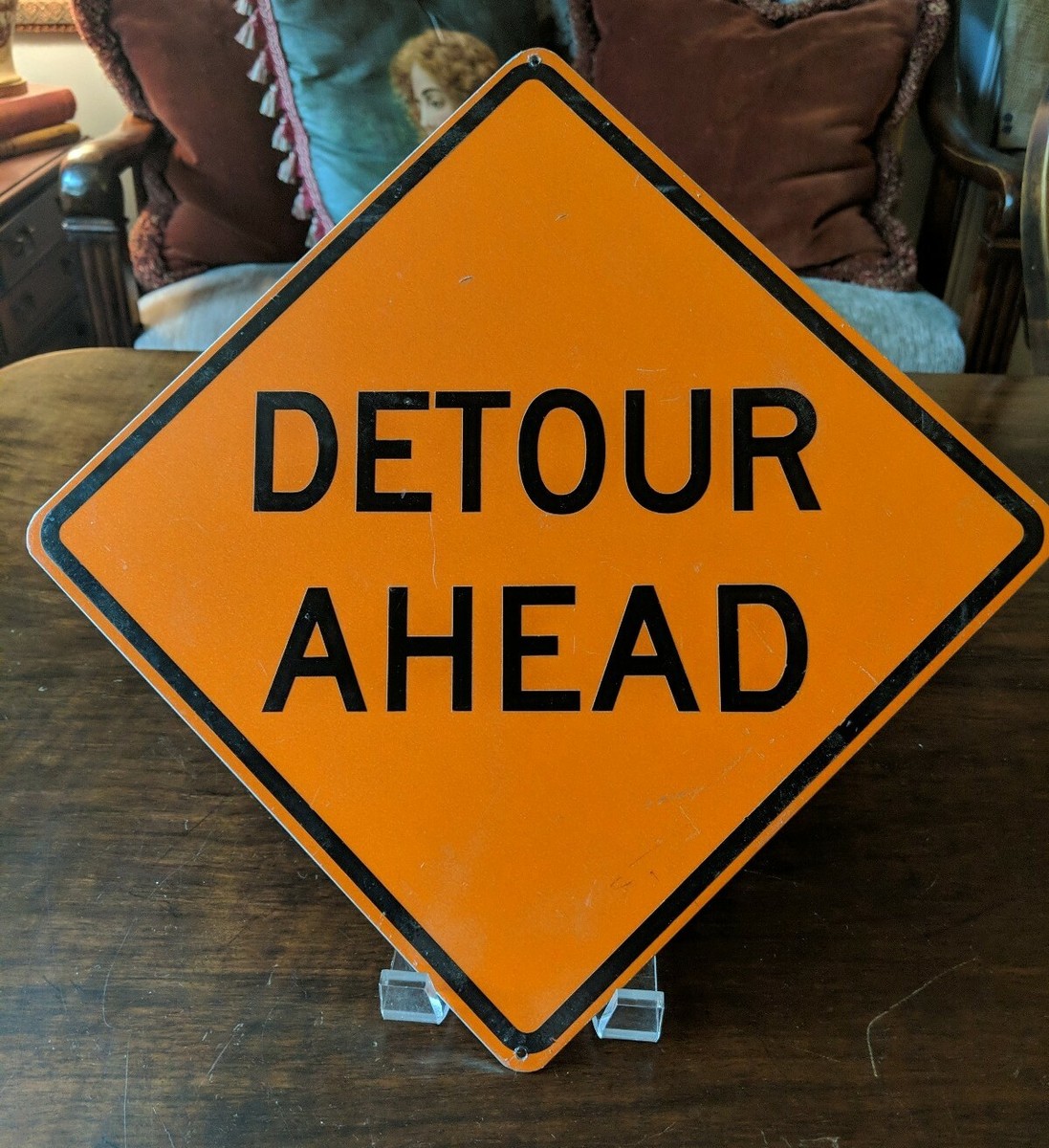 USA標識看板　DETOUR Detour 1000 Ft Sign - W20-2-C, SKU: X-W20-2-C