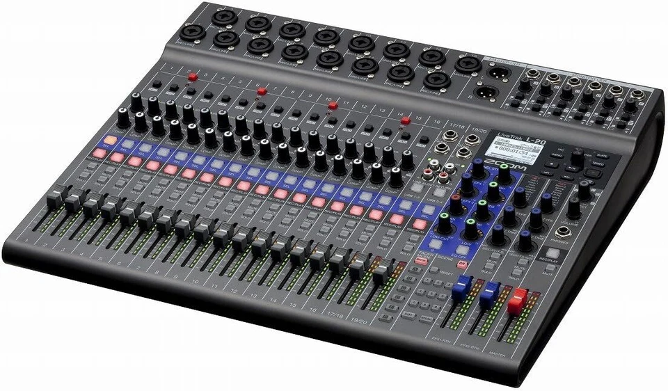 Zoom LiveTrak L-20 Digital Mixer & Multitrack Recorder USB Audio Interface - Image 4 of 4