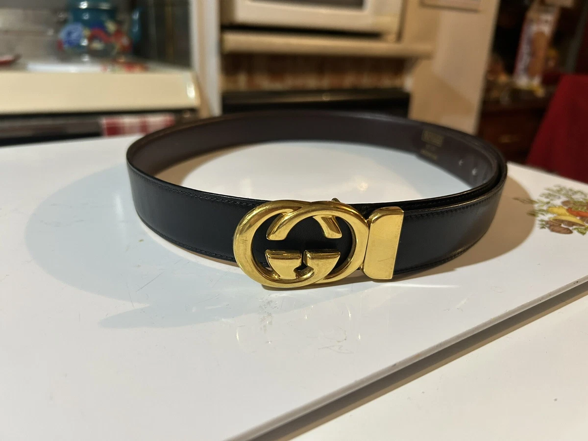 Gucci Gold Vintage Belts for sale | eBay
