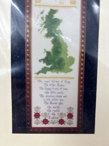 THIS ENGLAND Cross Stitch Chart Pattern INDIGO ROSE Catherine Strickler