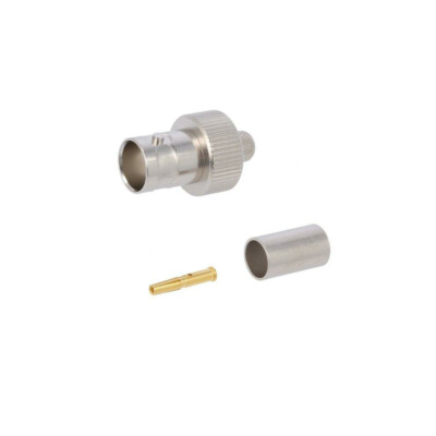 J01003A1369 Stecker BNC weiblich gerade 75Ω 8241 Belden,KX6A,RG59B/U TELEGÄRTNER