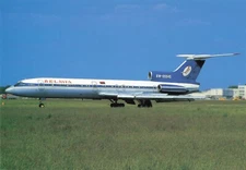 Postcard Airline BELAVIA TU-154B-2 EW-85545 No. A466 CC7.