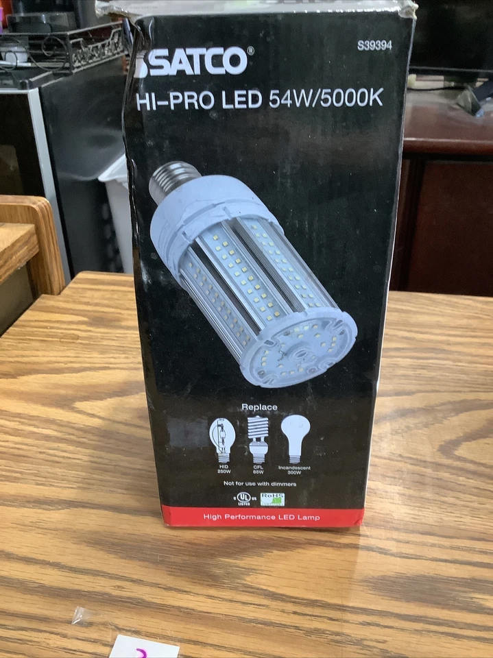 Satco S39394 Hi-Pro LED 54W/5000K 100-277V** Natural Light - Image 3 of 4