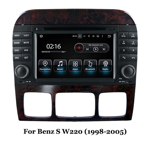 7"Car Video Player for Benz S W220 Benz CL W215 1999-2006 Carplay GPS FM Radio - Picture 20 of 20