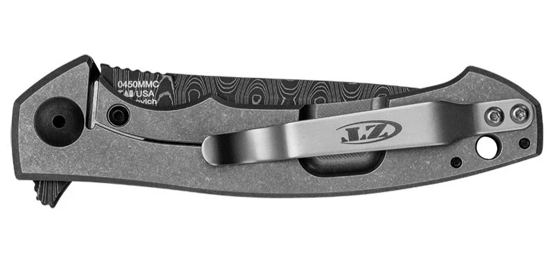 ZT0450MMC - Couteau ZERO TOLERANCE 0450MMC Carbone/Titane Damas Vegas Forge - Photo 2/2