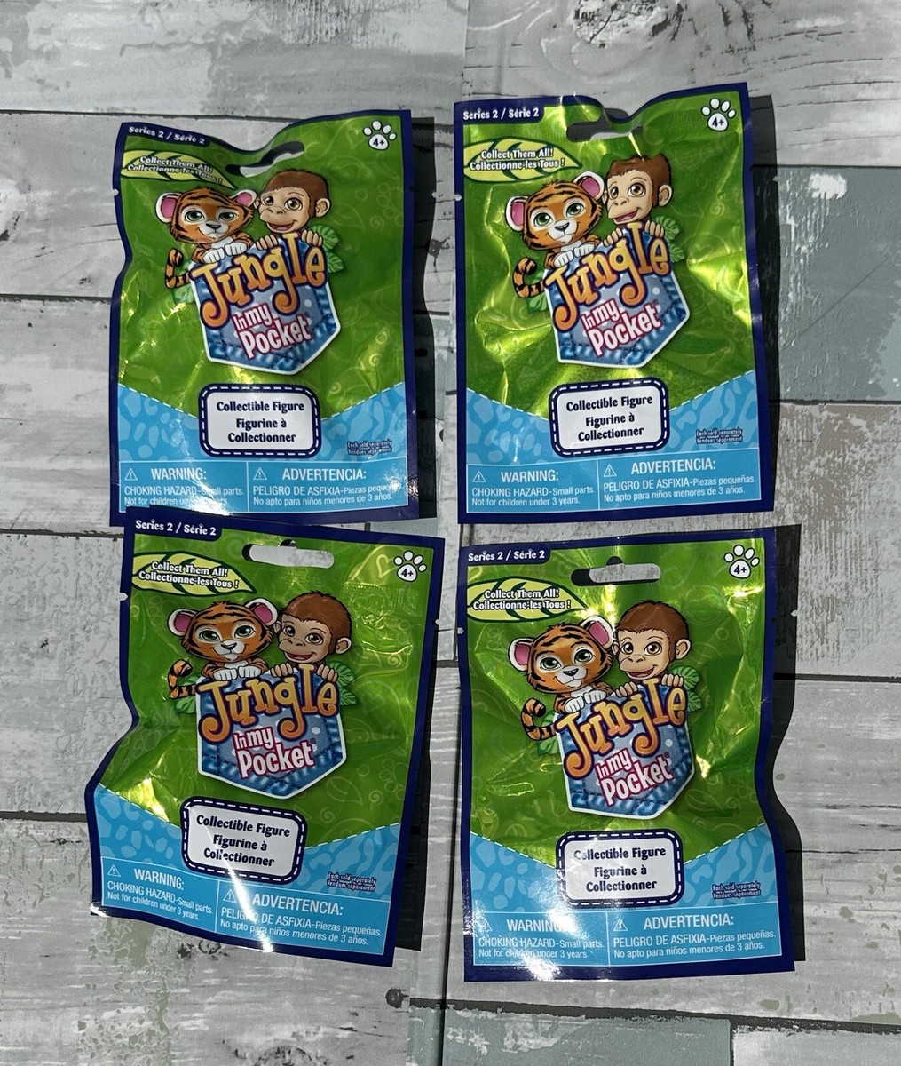 NEW Jungle In My Pocket Blind Bag Sealed Lot Mini Figures Toy