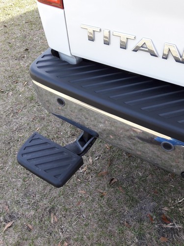 Bumper Step Pad For 2004-2014 Nissan Titan Rear Right Textured Black
