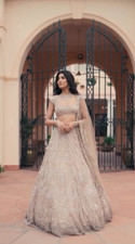 ATTRACTIVE PREMIUM NET LEHENGA CHOLI WITH DUPATTA FOR WEDDING PARTY