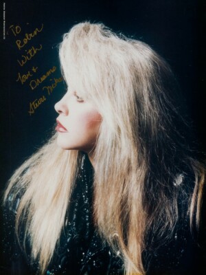 STEVIE NICKS signiertes Foto - Rock / Pop Sängerin FLEETWOOD MAC - Preprint