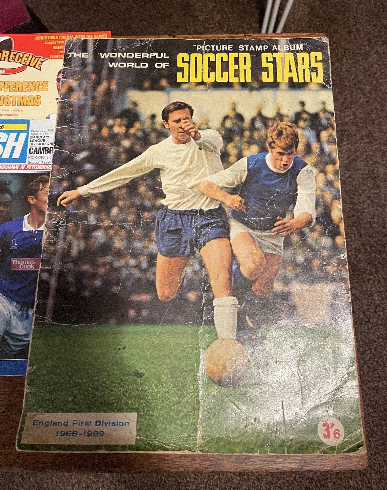 Vintage Football Memorabilia job lot England, Chelsea, Arsenal