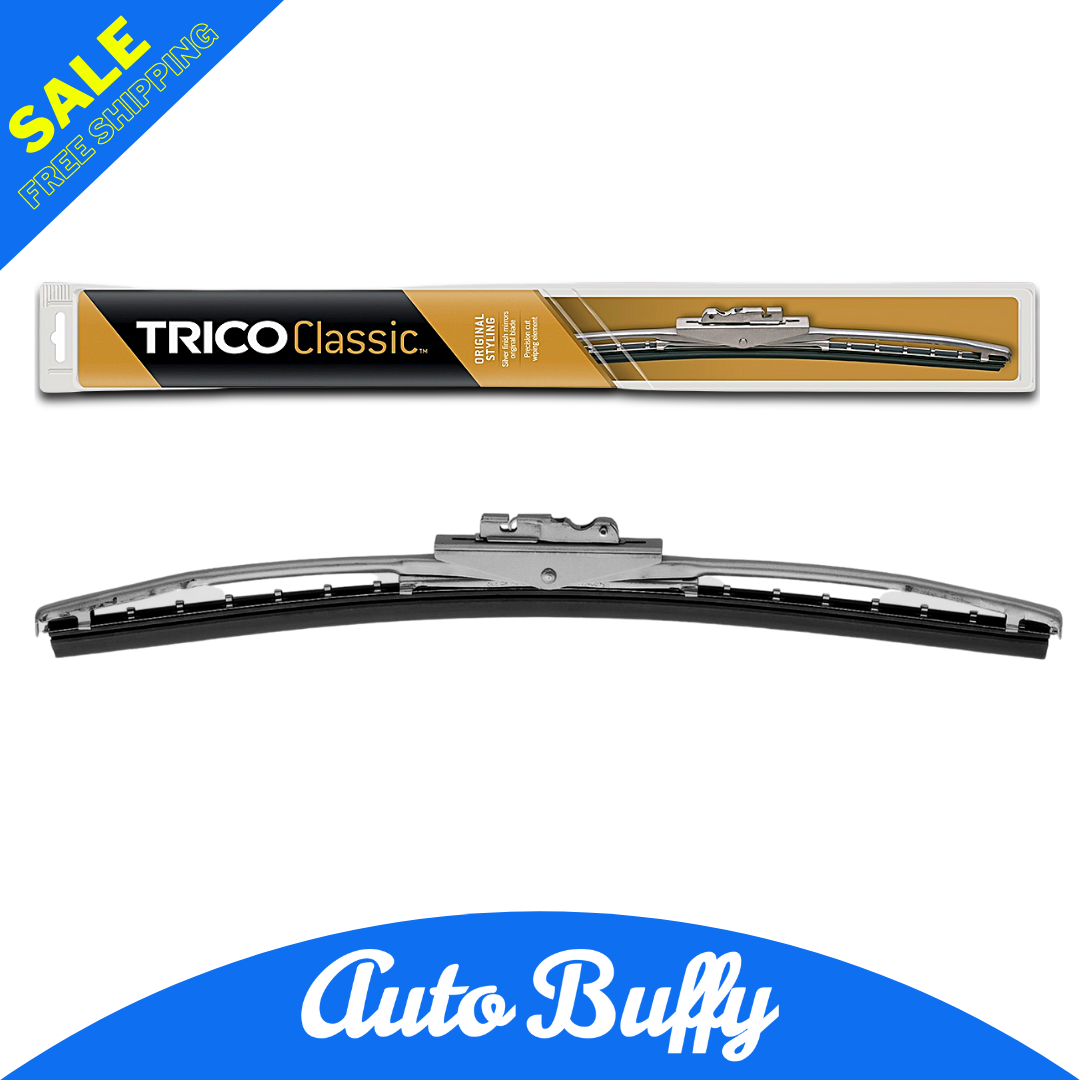 Trico Classic Wiper Blade 12" Antique Vintage Styling Silver Finish
