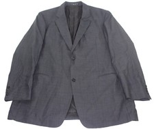 HUGO BOSS Wool Mens Galilei Beta Charcoal Blazer Sport Coat Jacket 2 Button 46 L