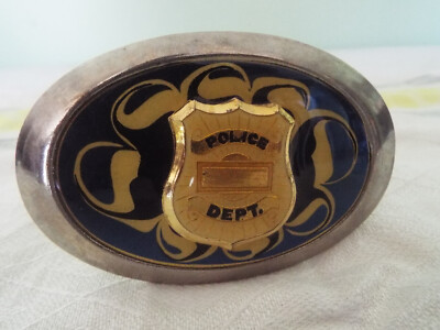 Victorian Law Enforcement Belt Buckles Vintage Belt Buckle