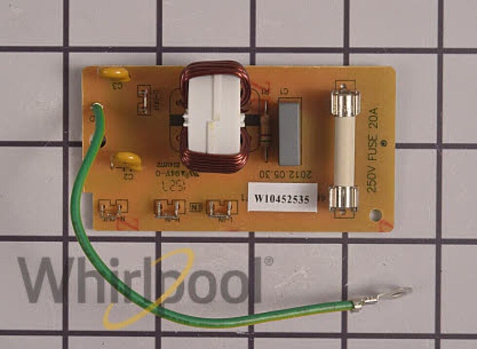 Whirlpool OEM Microwave Noise Filter W10452535 Replacement Part