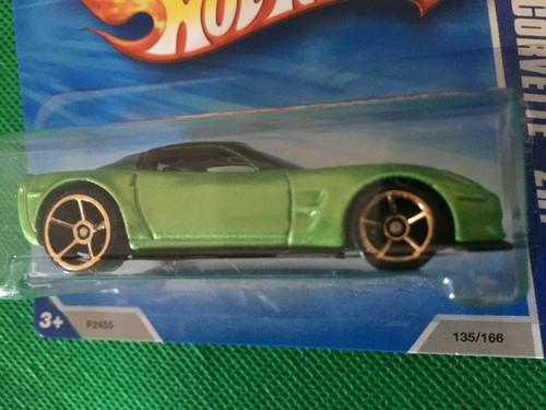 2009 HOT WHEELS GREEN '09 CORVETTE ZR1 FASTER THAN EVER, HW SHORT CARD B131 - Picture 7 of 10