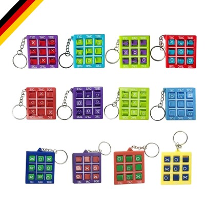 Scettar 18 Stück Tic Tac Toe Schlüsselanhänger für Kinder Alter 8-12, Tic Tac...
