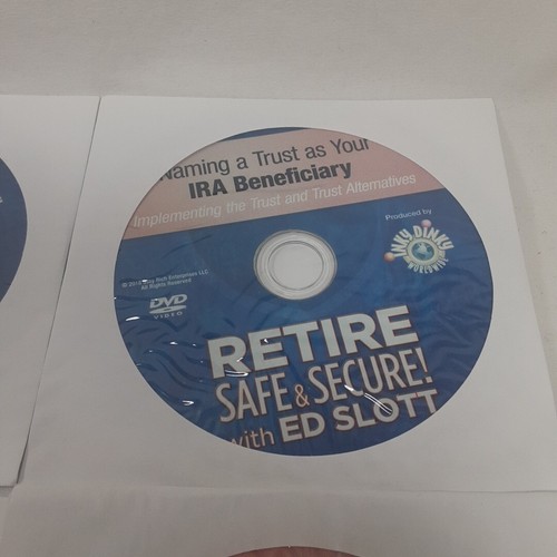 Retire Safe & Secure Ed Slott (10 DVDs + Bonus Lecture Financial) SEE PHOTOS - Picture 6 of 15
