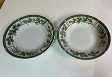 Fairfield Wintergreen 7 7/8" Soup Bowl Dinnerware / 2