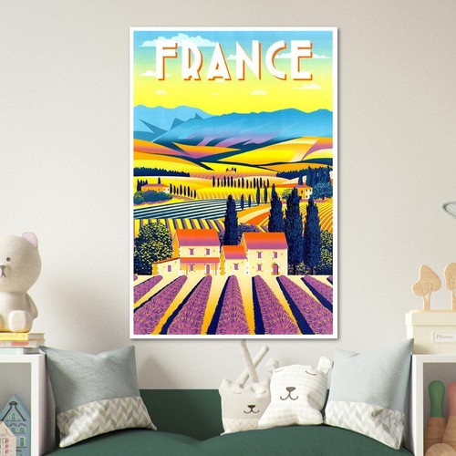 France - Vintage Travel Poster - Retro Posters - Picture 2 of 7