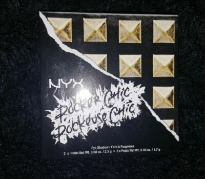 NIB NYX Rocker Chic Eye Shadow Palette RCP03 Tainted love