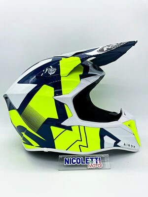 CASCO AIROH WRAAP RAZE BLUE GLOSS WRRA18