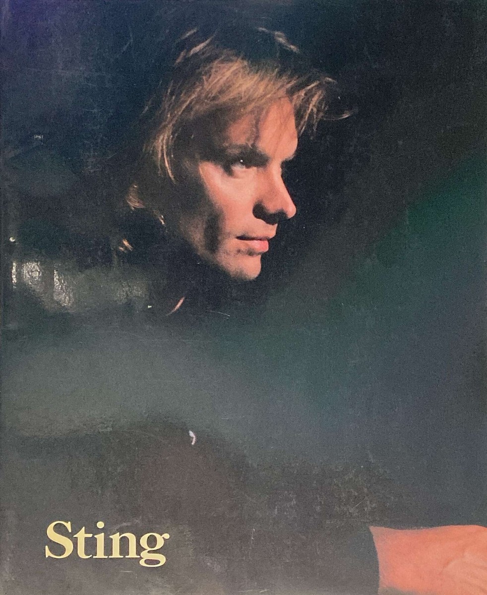 STING Nothing Like the Sun Word Tour RARE! Japan 87-88