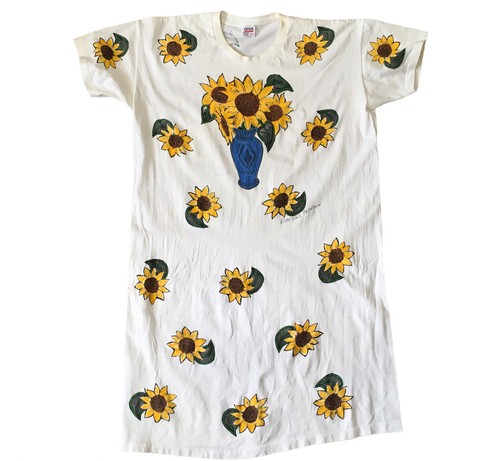 Vintage 90s Sunflower t shirt oversized 