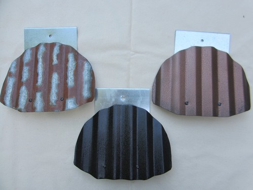 Turkey Fan Mounting Kit. Multiple Fan Display System 4 Fan System Rustic Tin - Picture 7 of 7