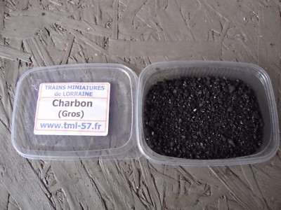 Dekor NATURKOHLE HO&O - ca. 50 g - für Boden & Tender Lok - GROSS