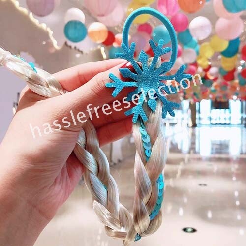 Butterfly Braided Hair Extensions Elastic Rubber Bands Bow Party - Picture 14 of 15
