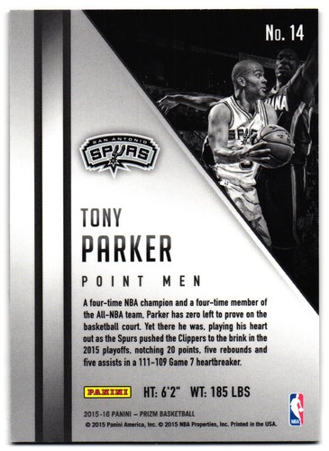 2015-16 NBA Panini Prizm Basketball Cards / You Pick / EX-MT - Picture 35 of 177