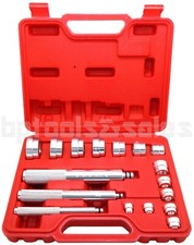 17pc Bushing Bearing Driver Installer Remover Inserting Aluminum Metric Tool Kit