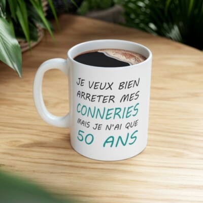 Tasse D'anniversaire 50 Ans - Idée Cadeau - Année 1973 - Pour