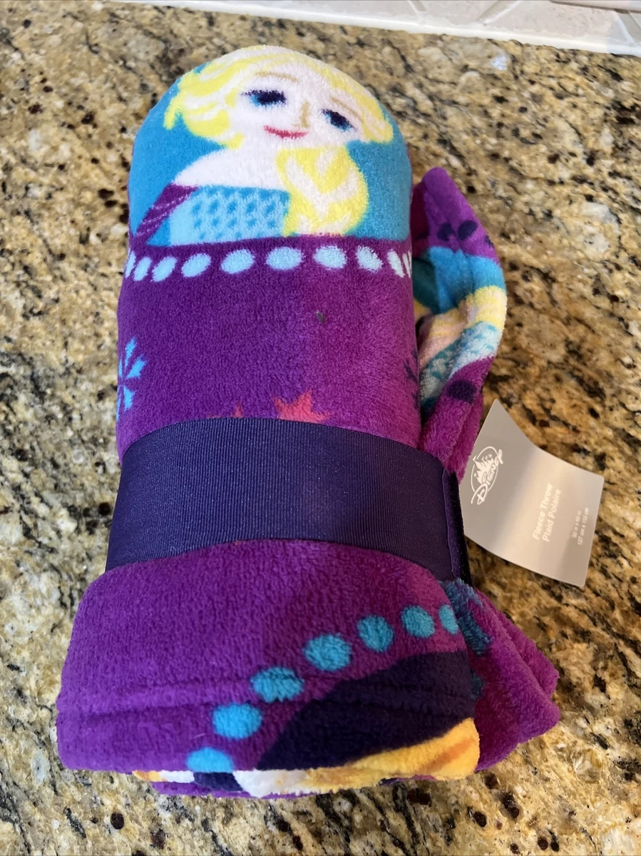 New Disney Store Frozen Elsa Anna Blanket 50