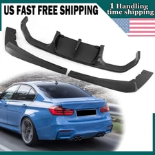Carbon Fiber Rear Bumper Spoiler Diffuser Lip For BMW F80 M3 F82 F83 M4 2015-22