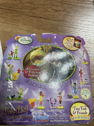Tiny Tink And Friends Silvermist And Pollywog Bubbles New In Box - Picture 5 of 6