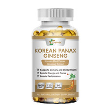 KOREAN RED PANAX GINSENG EXTRACT Boost Energy Focus,Stamina,Libido,Perfomance