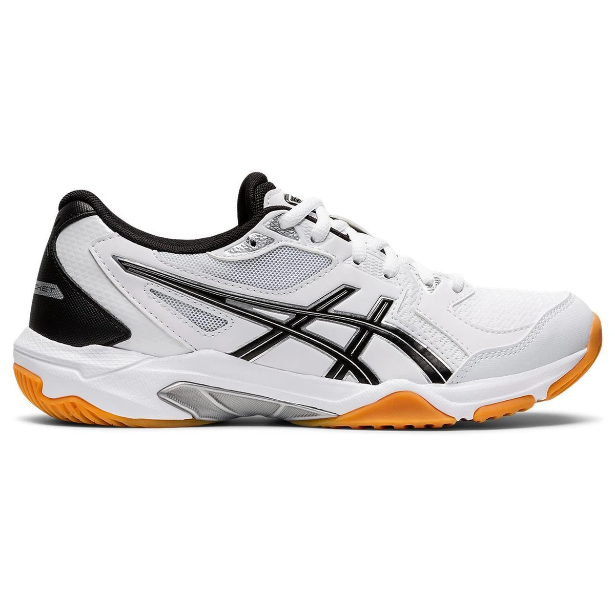 Asics Gel Rocket Indoor Badminton Squash (White/Black) | eBay