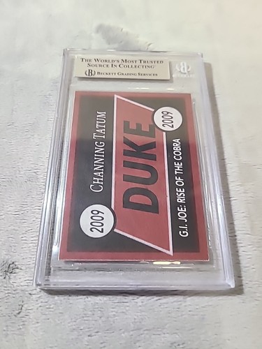 Channing Tatum Signed Cut Card GI Joe Duke Beckett Authentication BAS - Picture 5 of 8