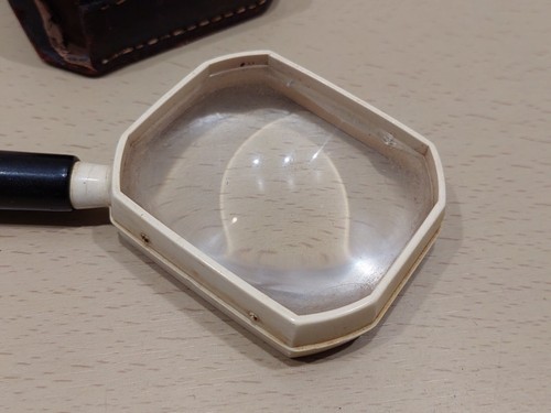 Vintage Lupe mit Griff, Lupe. Original Osteuropa. NS - Bild 6 von 12