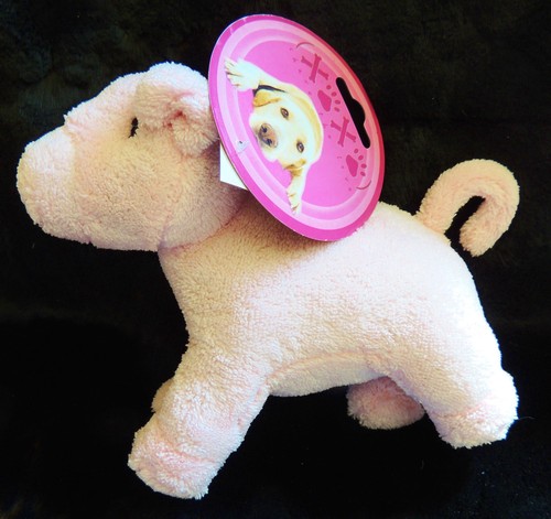 Soft Plush 6" KOALA BEAR, 7" PENGUIN or 8" PIG Play Fetch SQUEAK DOG TOY NWT - Picture 2 of 5