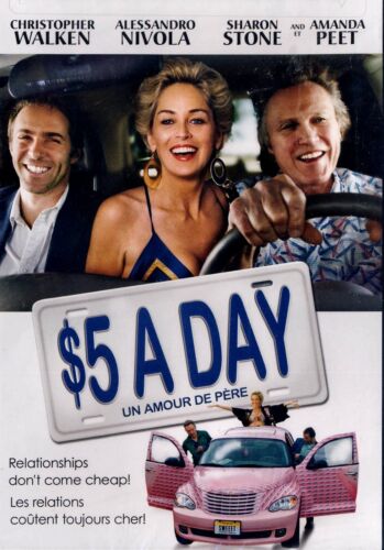 NEW   DVD - $5 a Day - Christopher Walken, Sharon Stone, Amanda Peet - Zdjęcie 1 z 2
