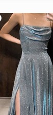 Windsor Glam Glitter Prom Evening Dress Size XS