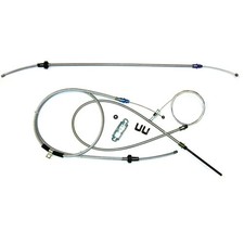 Parking Brake Cable Kit Complete W/O Intermediate 1967-71 Dart Valiant OE Steel
